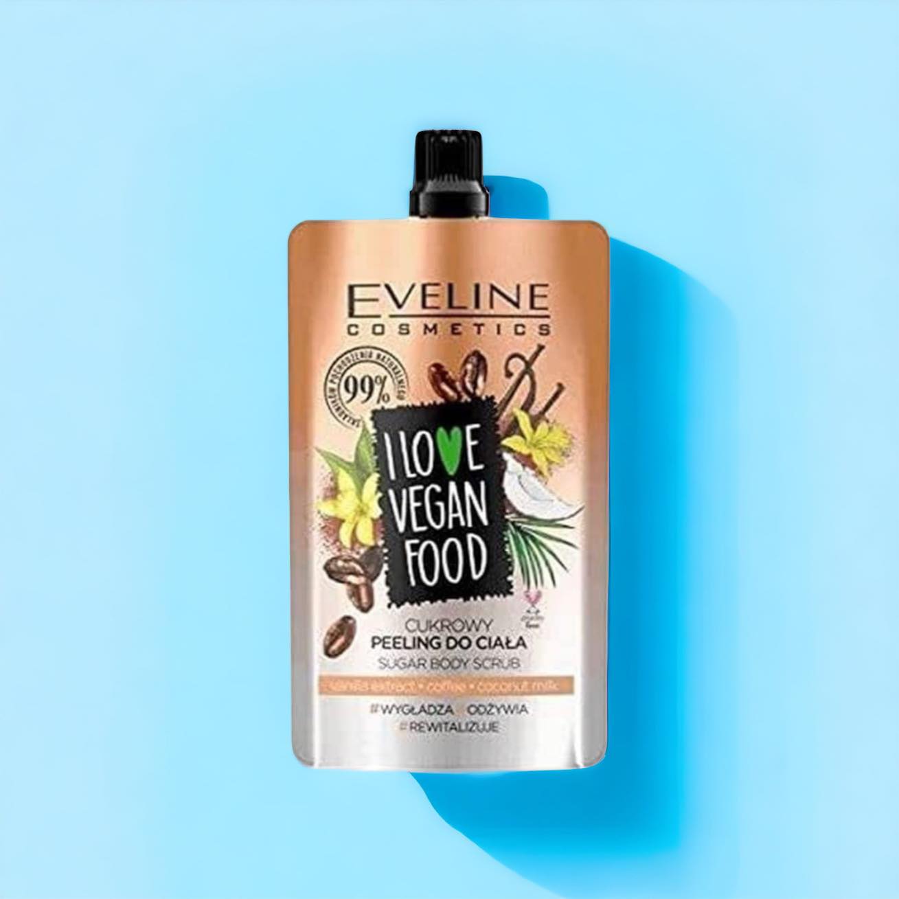 Eveline Sugar body scrub Vanilla Latte, 75m