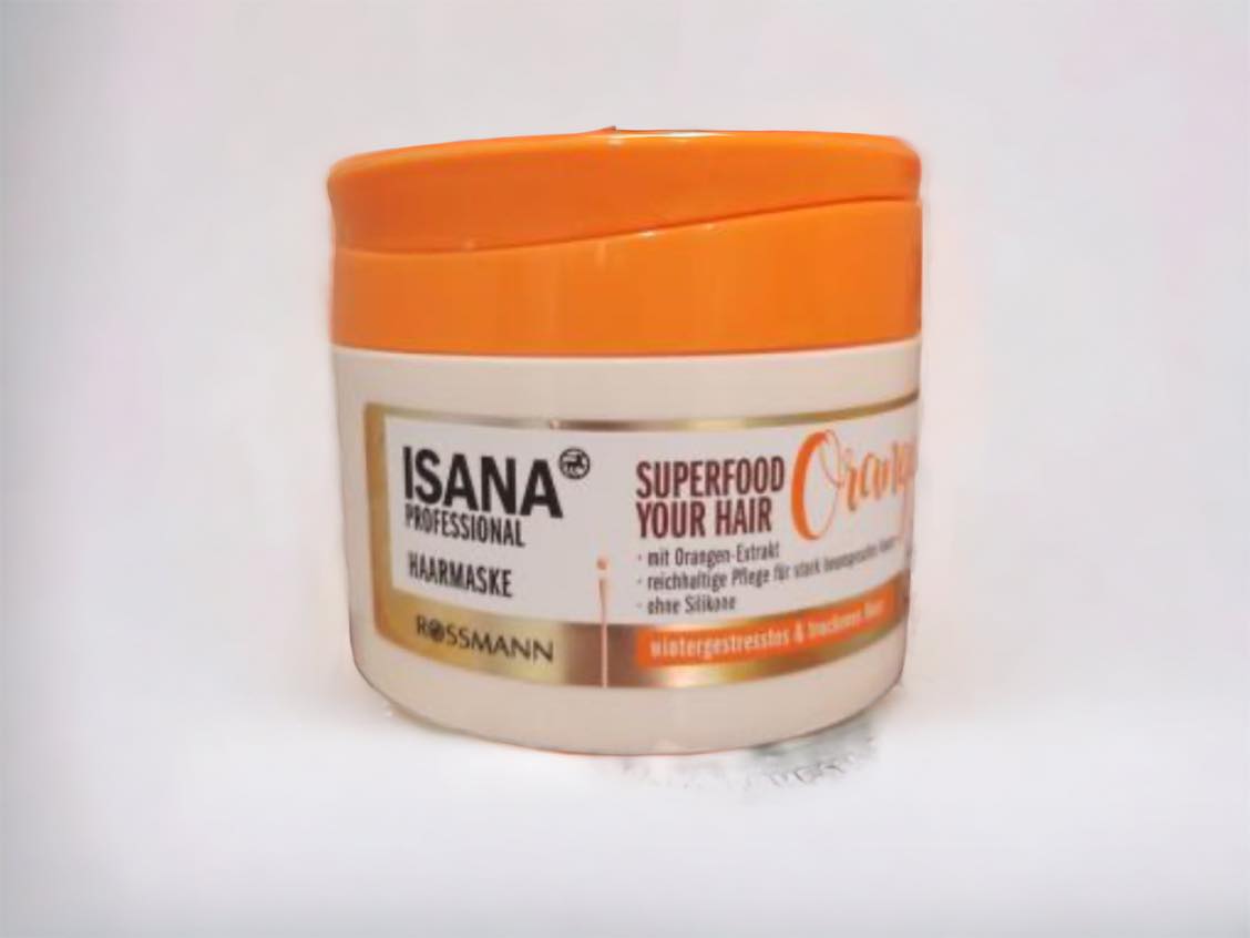Isana Mask for dry and damaged hair Macadamia & Orange, 275ml