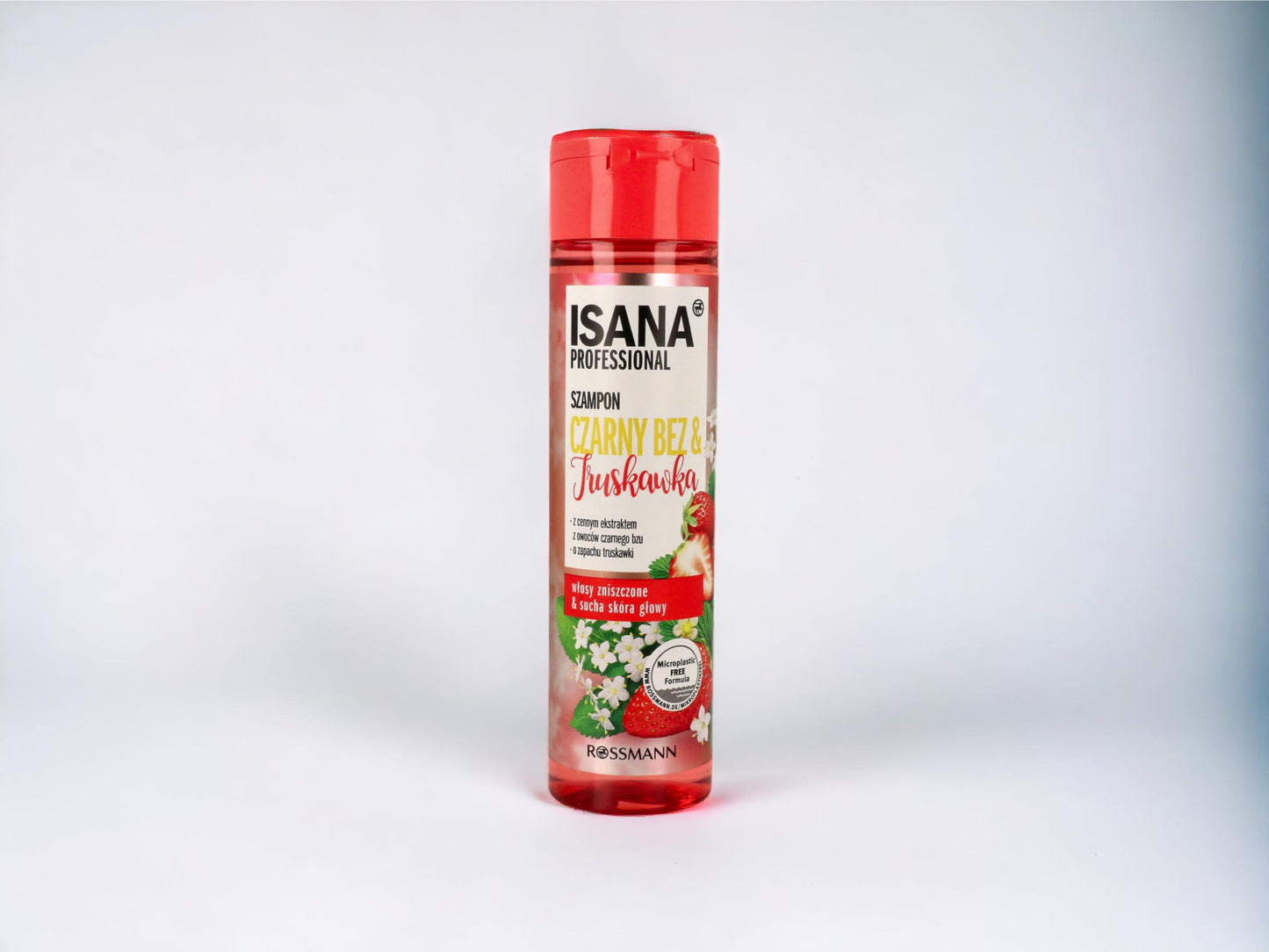 Isana Hair shampoo Black Elderberry & Strawberry, 250ml