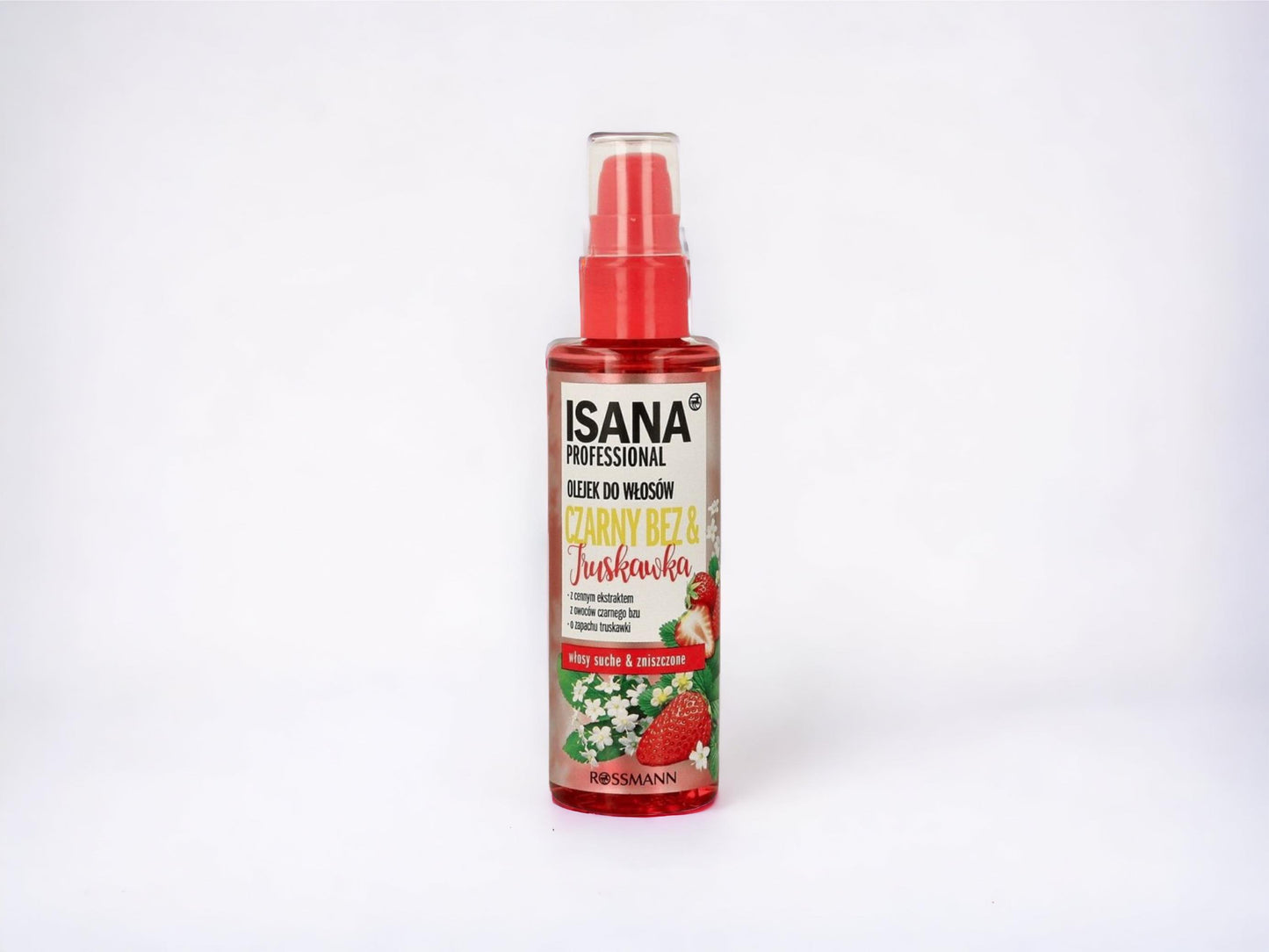 Isana Hair oil BLACK MERINGUE & STRAWBERRY, 100 ml