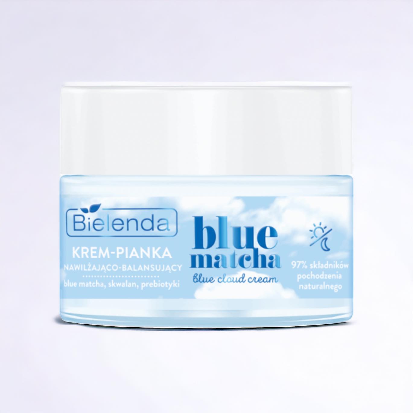 BIELENDA Blue Matcha. Facial cream-foam, moisturizing and balancing, day/night, 50 ml