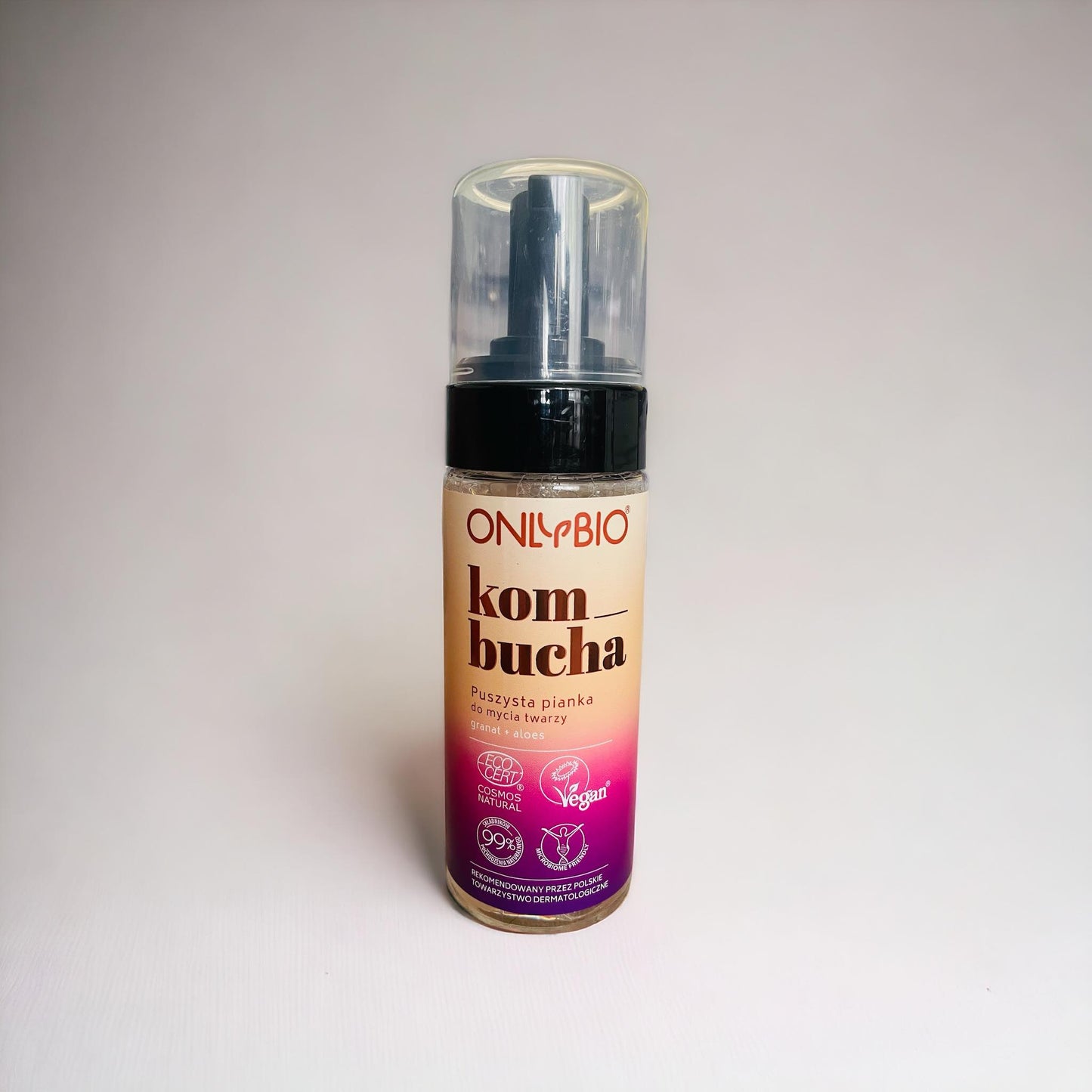 ONLYBIO Kombucha Fluffy facial cleansing foam, 150 ml