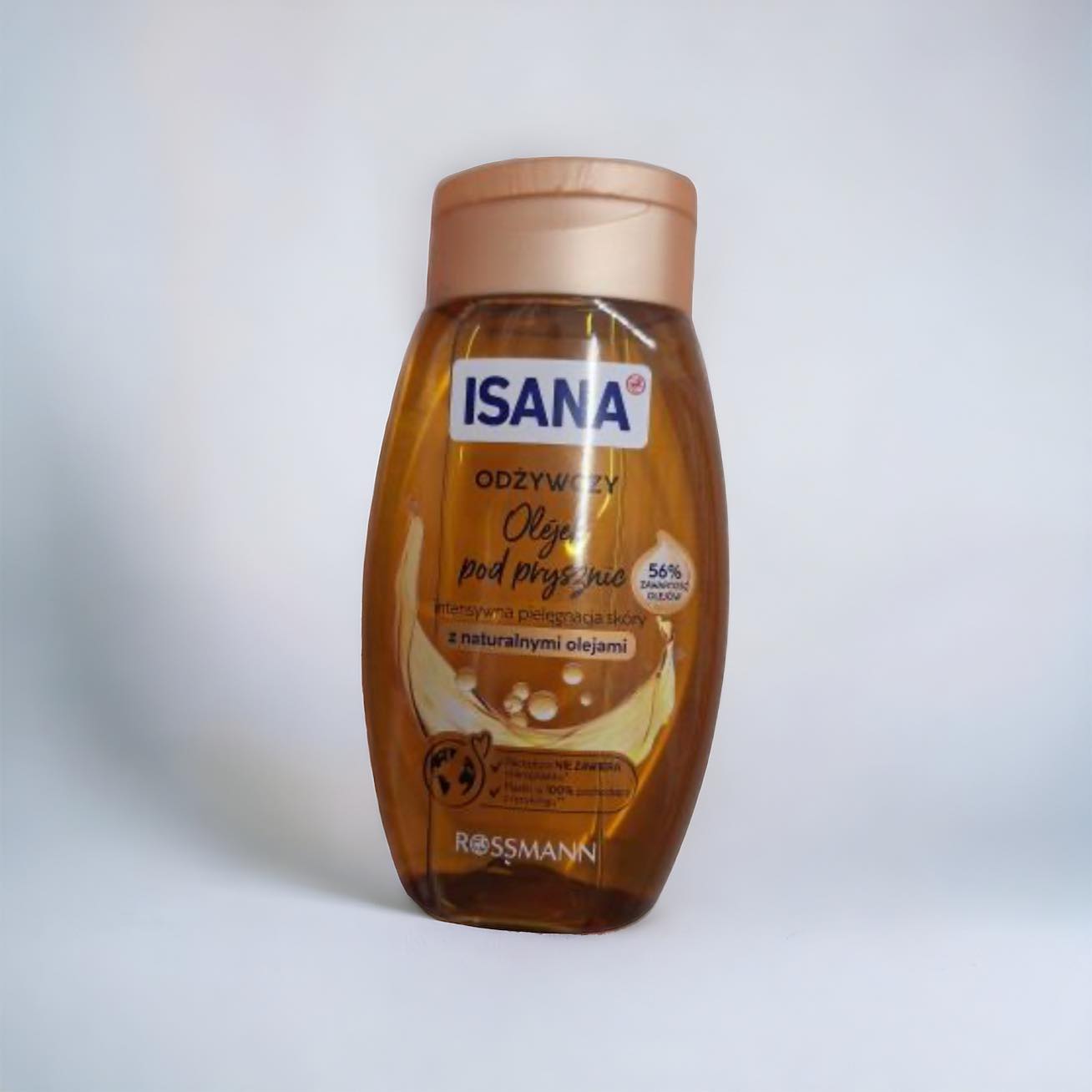 Isana shower oil with natural oils, 250 ml