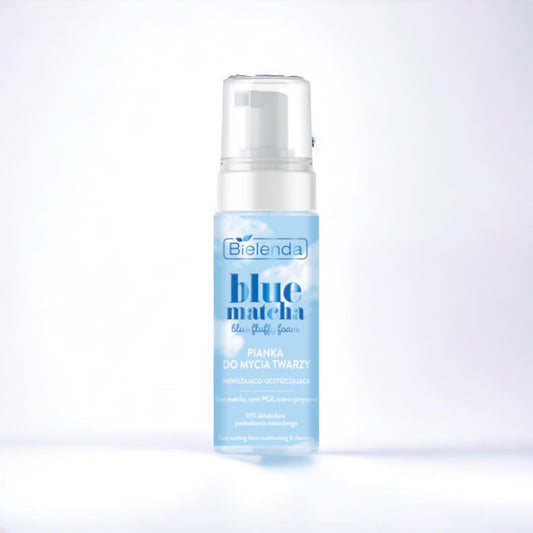 BIELENDA Moisturizing and cleansing facial cleansing foam Blue Matcha, 150 ml
