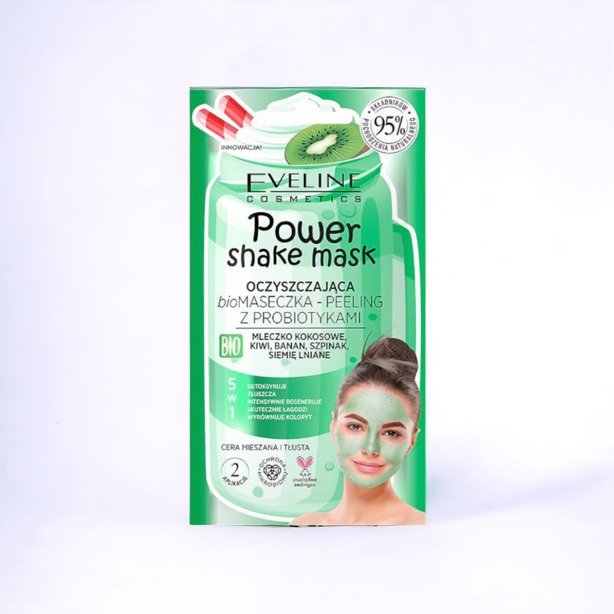 Eveline biomask-peeling purifying 5in1 Cleanses and regenerates