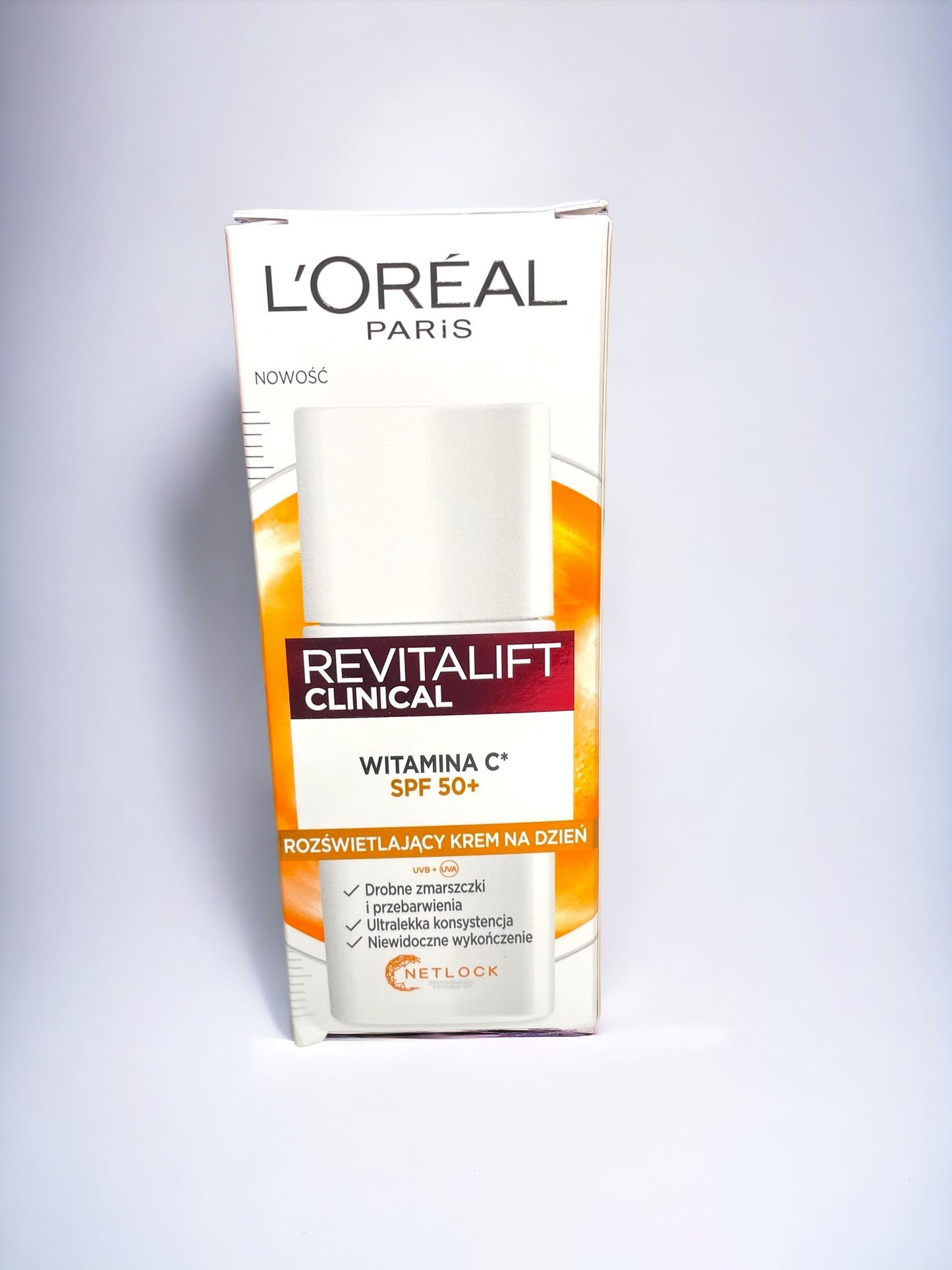L'oreal Day Cream with Vitamin C and SPF50, 50 ml