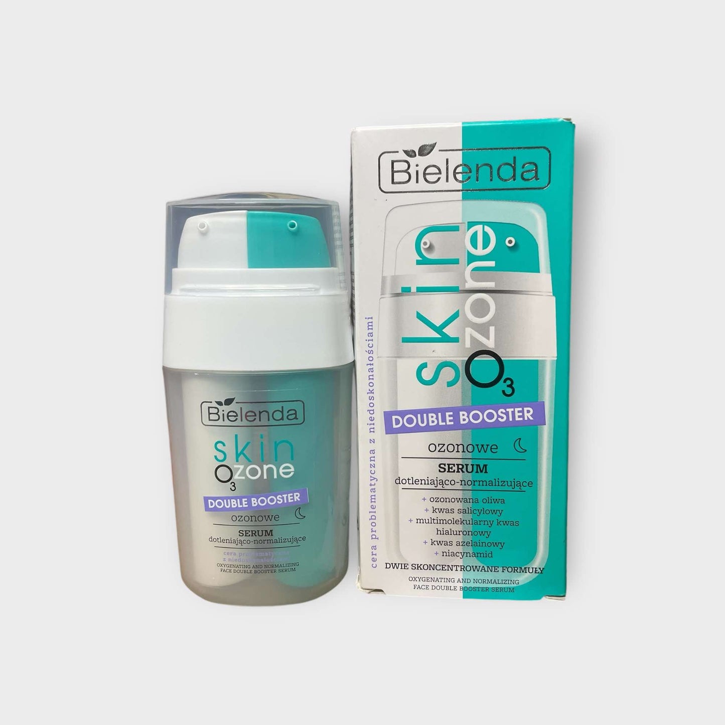 Bielenda Serum dotleniająco-normalizujące, dzień/noc SKIN O3ZONE, 2x7,5ml