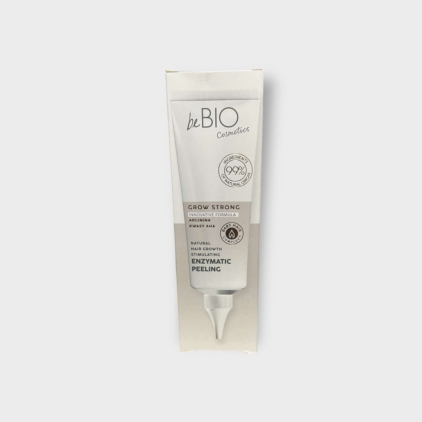 beBio Cosmetics Peeling enzymatyczny, stymulujący wzrost włosów, Baby Hair Complex, 100ml