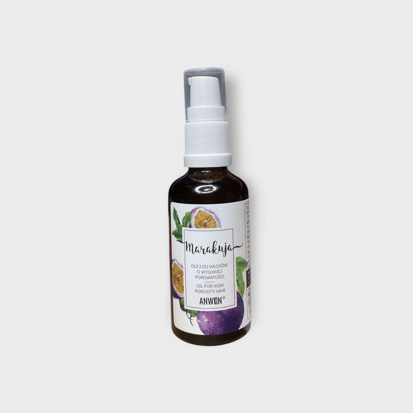 Anwen Olej do włosów o wysokiej porowatości, Marakuja, 50ml