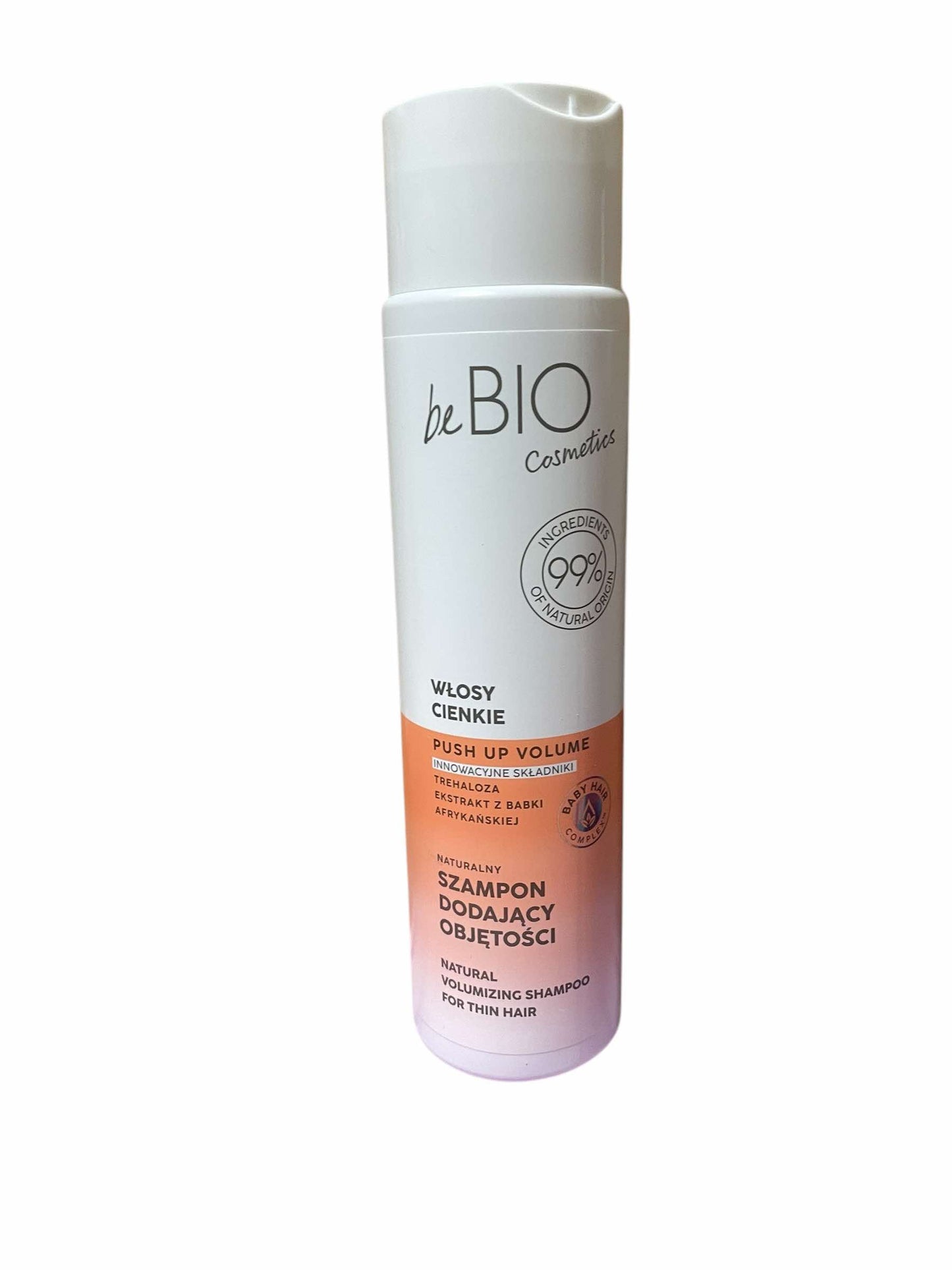 BEBIO COSMETICS Szampon do włosów cienkich, dodający objętości, 300 ml