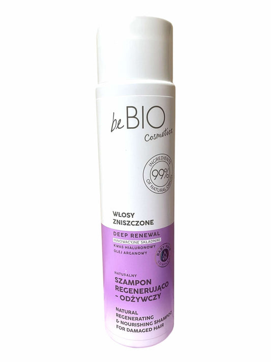 BEBIO COSMETICS Szampon do włosów zniszczonych, 300 ml