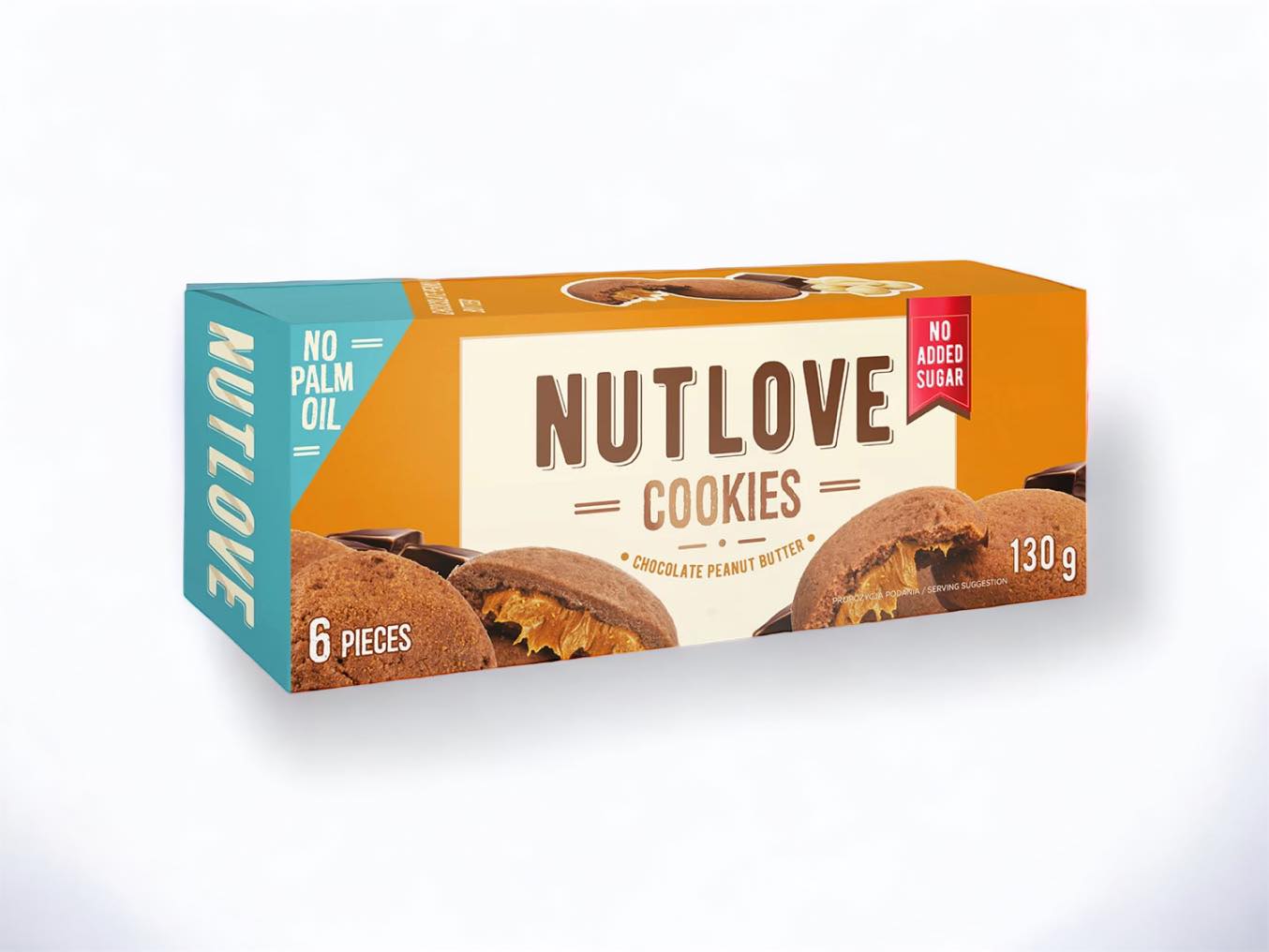 Nutlove Cookies chocolate peanut butter, 130g