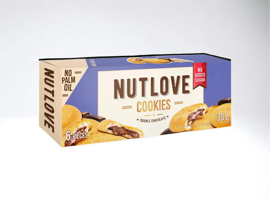 Nutlove cookies Double Chocolate, 130g