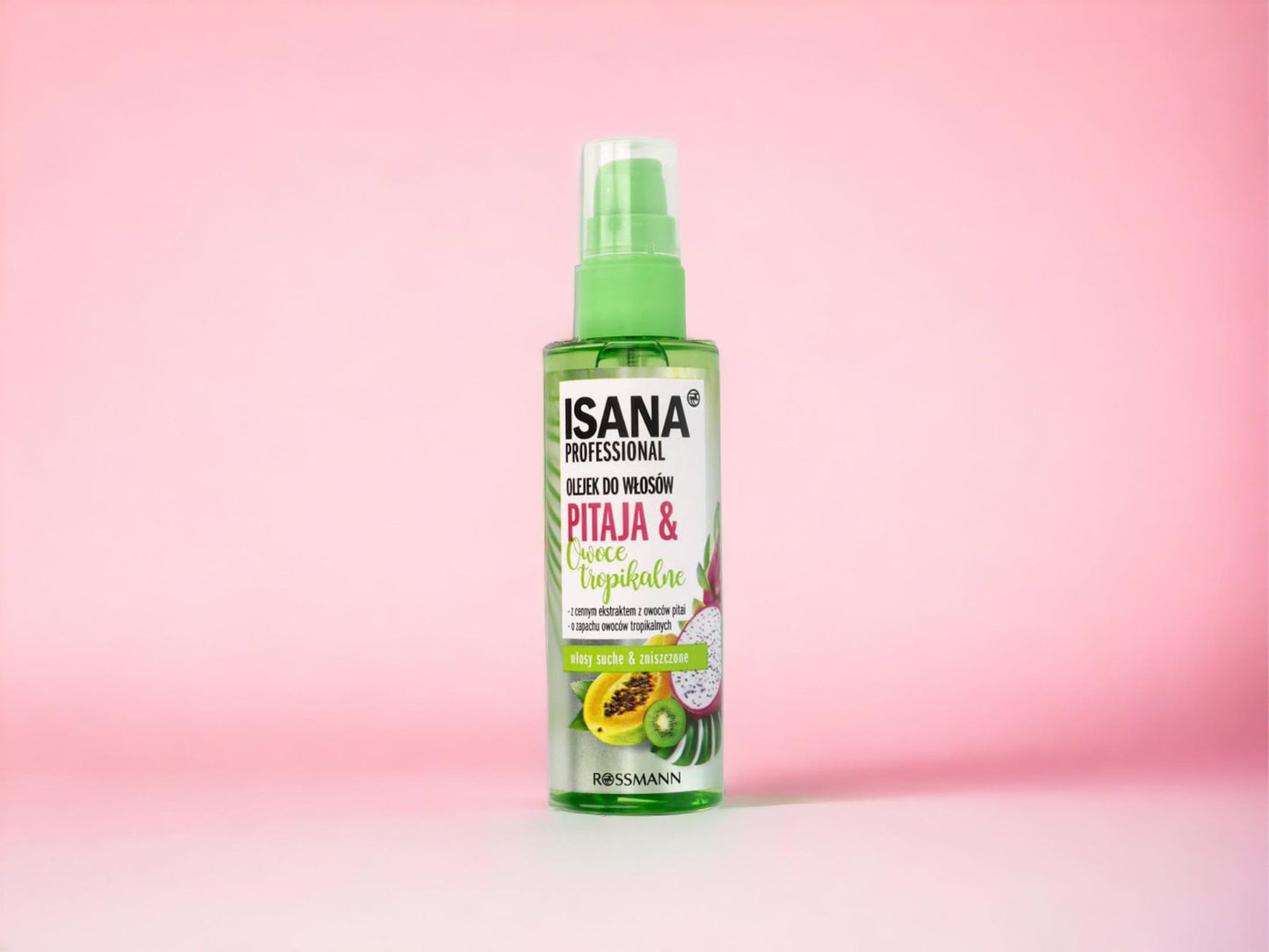 Isana pitaya &amp; tropical fruit hair oil, 100ml