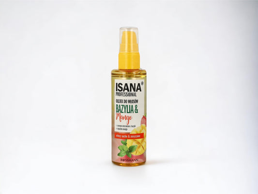 Isana Olejek do włosów suchych i zniszczonch BAZYLIA&MANGO,  100ml