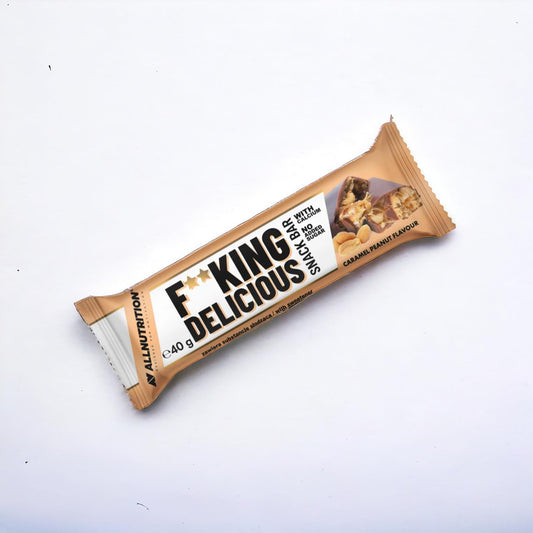 Fitking delicious snack bar caramel peanut flavour, 40g