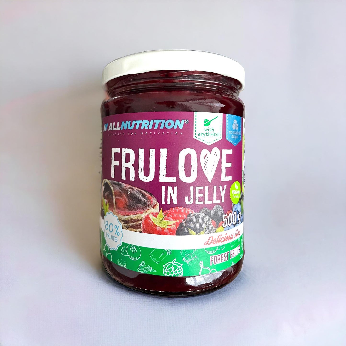 Frulove in jelly, forest fruits, 500g