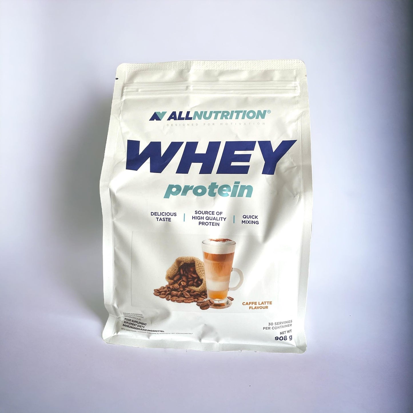 Allnutrition Protein Whey protein, Caffee latte, 908g