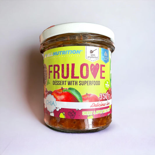 Frulove Dessert with superfood, Cherry&apple with chia, 350g