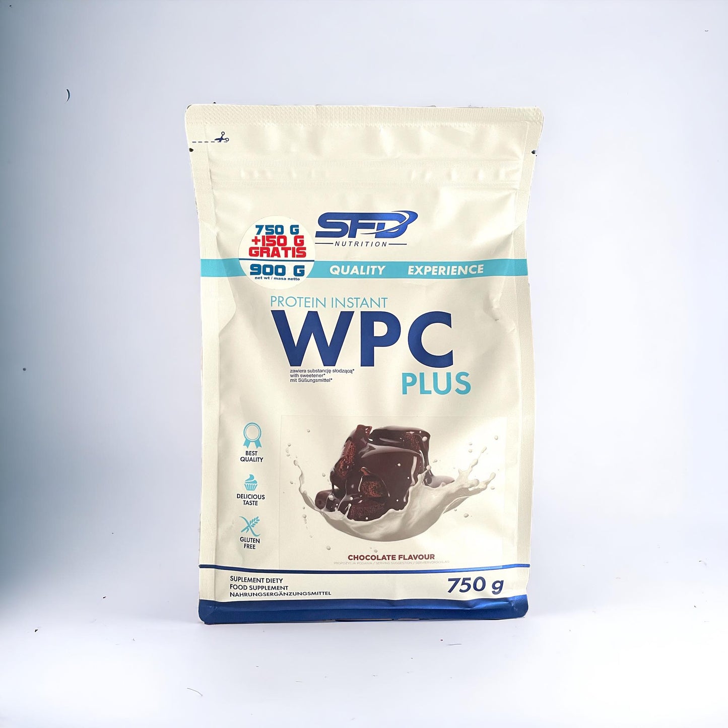 SFD Protein instant WPC plus, chocolate protein, 750g+150g (900g)