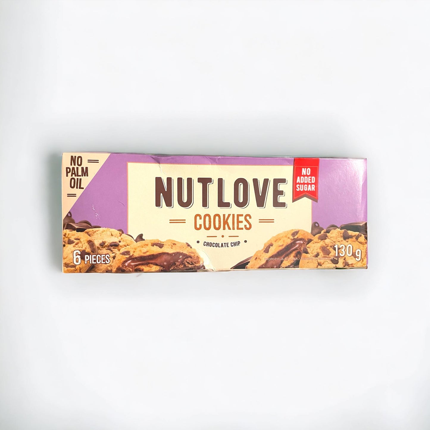 Nutlove ciasteczka z nadzieniem, COOKIES, 130g