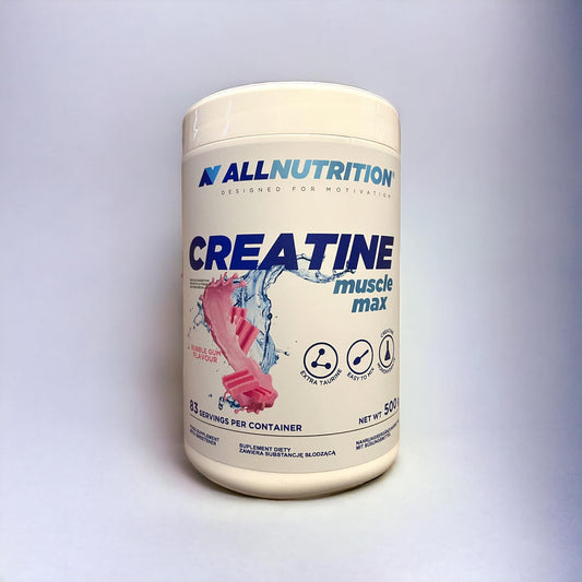 Allnutrition Kreatyna guma balonowa, Creatine muscle max, 500g