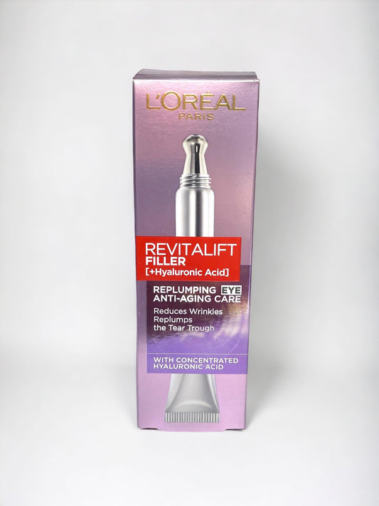 Loreal Revitalift Filler wygładzający krem pod oczy z kwasem hialuronowy, 15ml