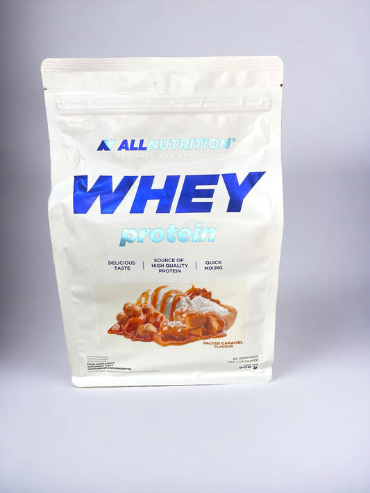 Allnutrition Białko Whey Protein Słony karmel, 908G lub 2270G