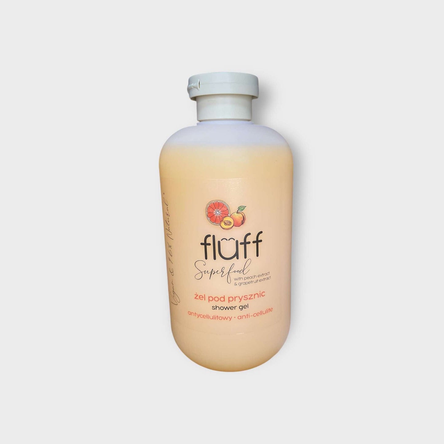 Fluff Żel pod prysznic, Antyceluitowy Superfood, 500ml