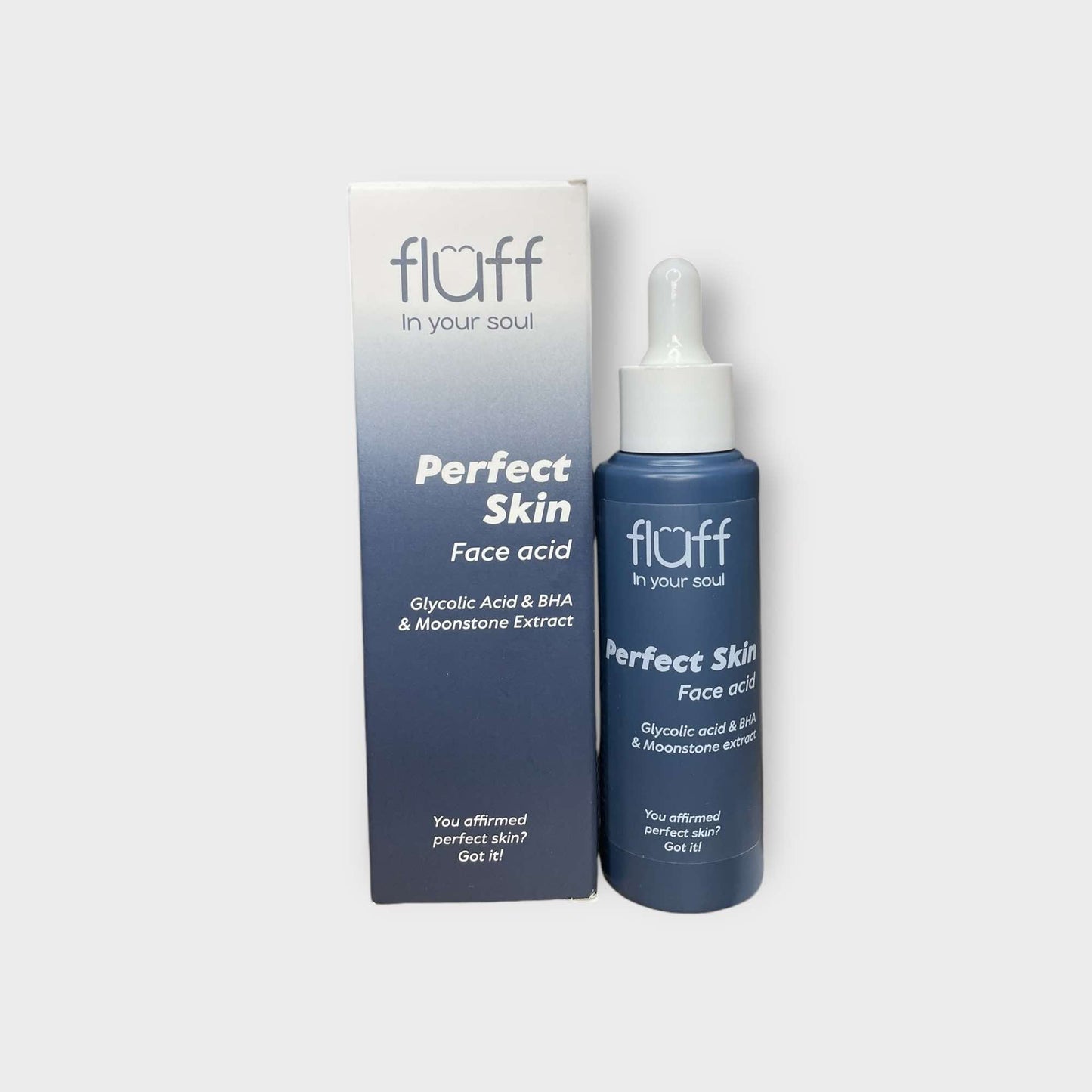 Fluff Peeling do twarzy wygładzający, kwas glikowy i BHA, Perfect Skin, 40ml