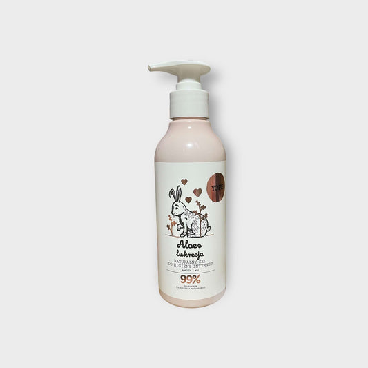 Yope Żel do higieny intymnej, nawilża i koi, Aloes Lukrecja, 300ml