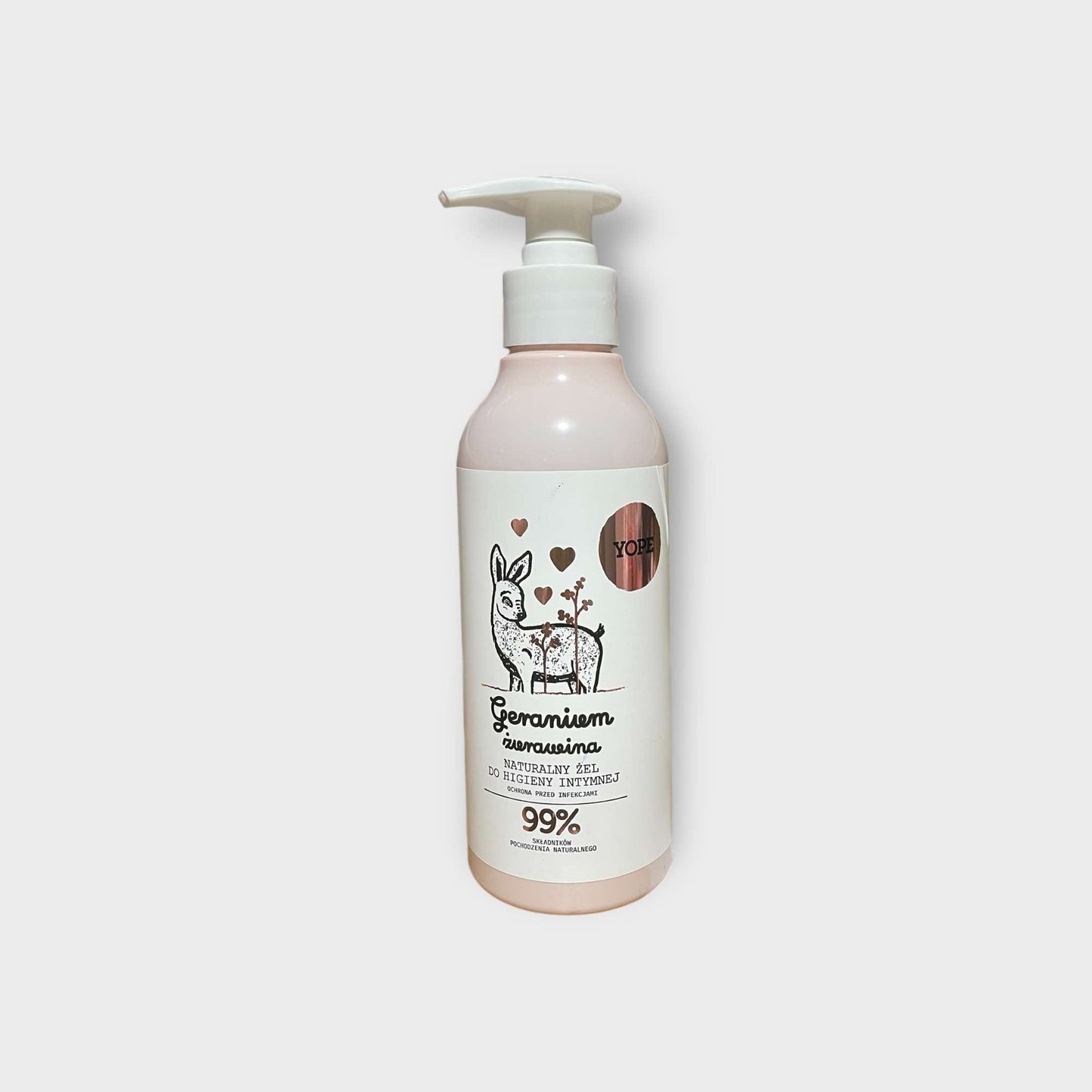 yope Żel do higieny intymnej, ochrona przed infekcjami, Geranium I Żurawina, 300ml