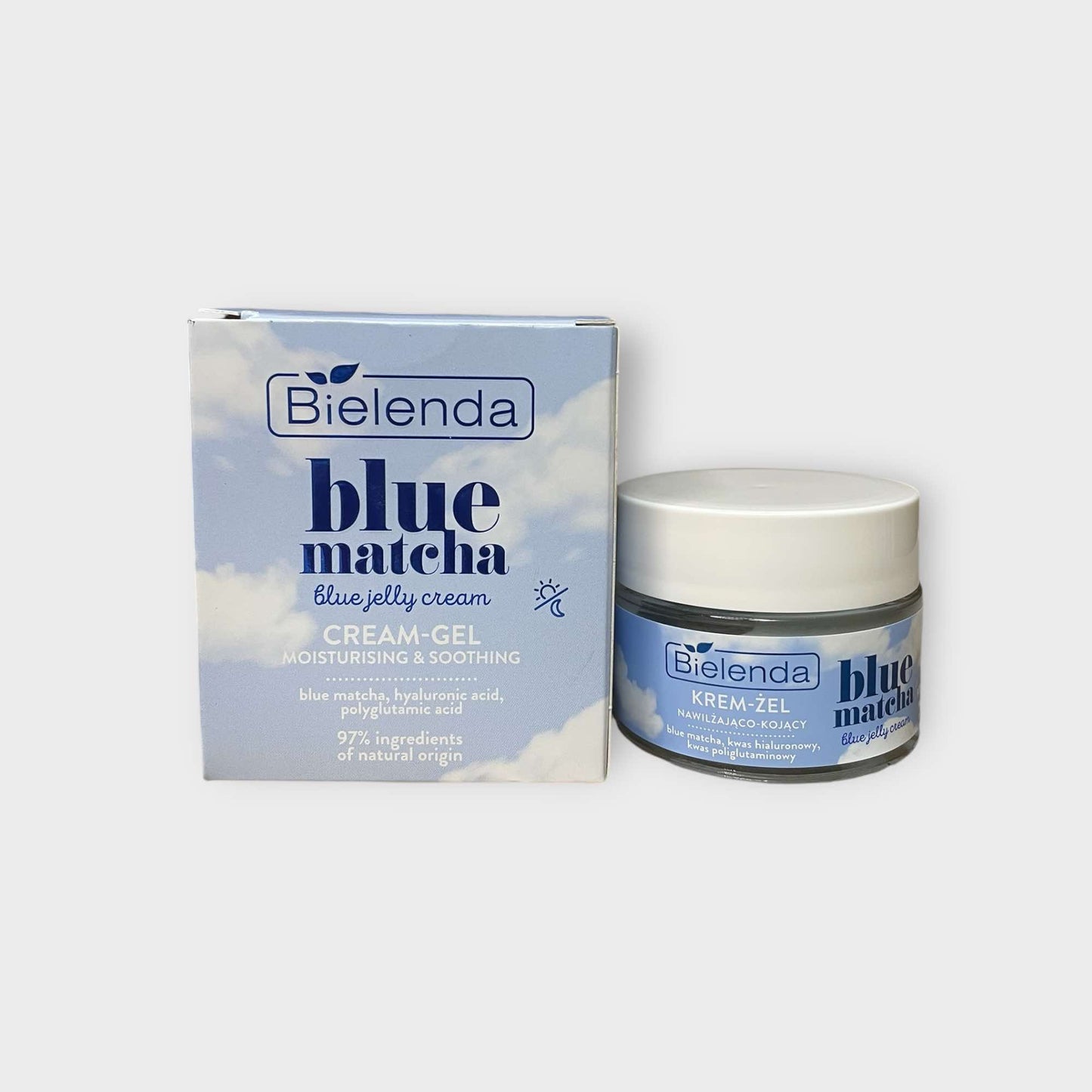 Bielenda Krem-żel nawilżająco-kojący, Blue Matcha, 50ml