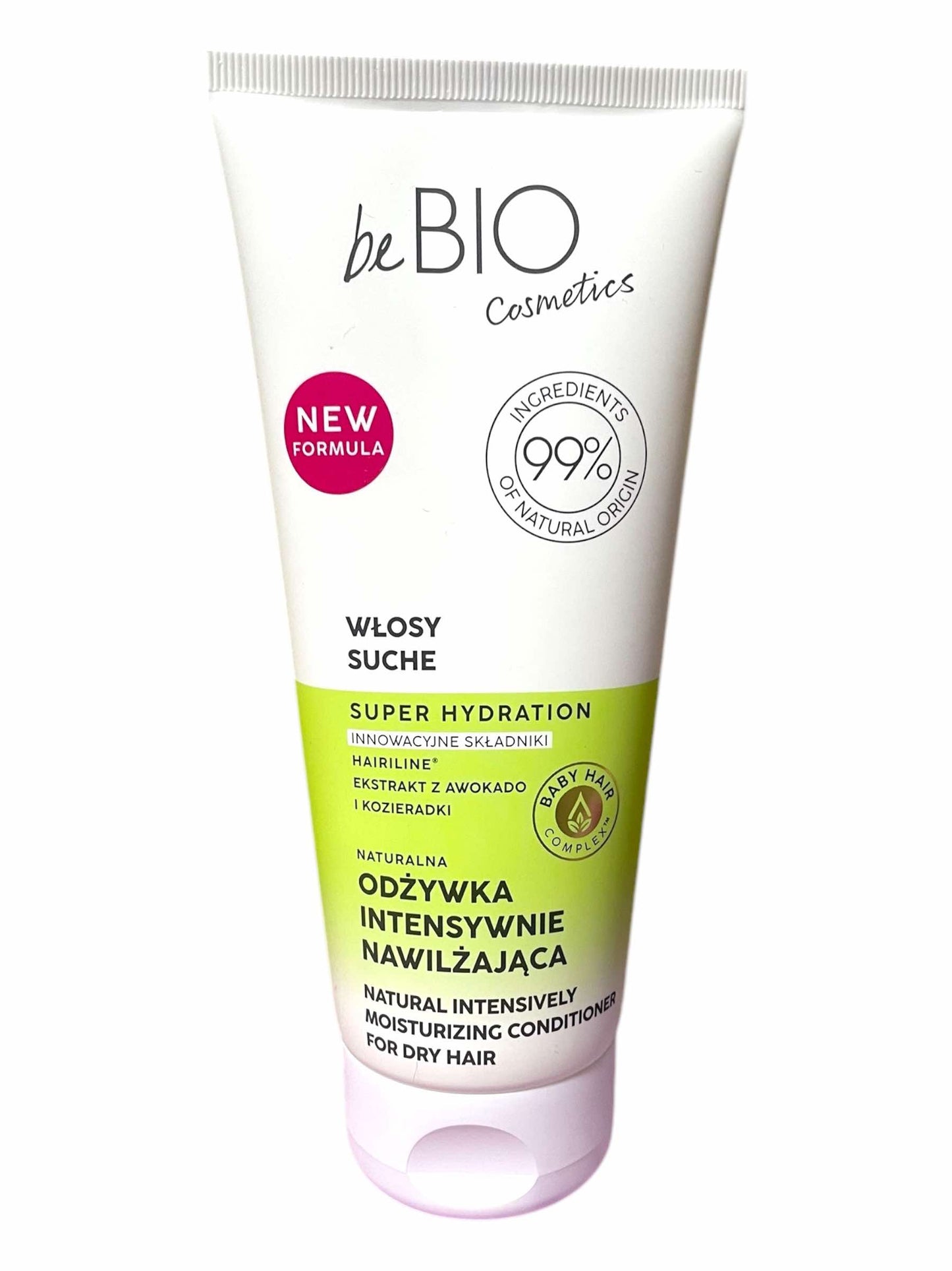 BEBIO COSMETICS Odżywka do włosów suchych, intensywnie nawilżająca, 200 ml